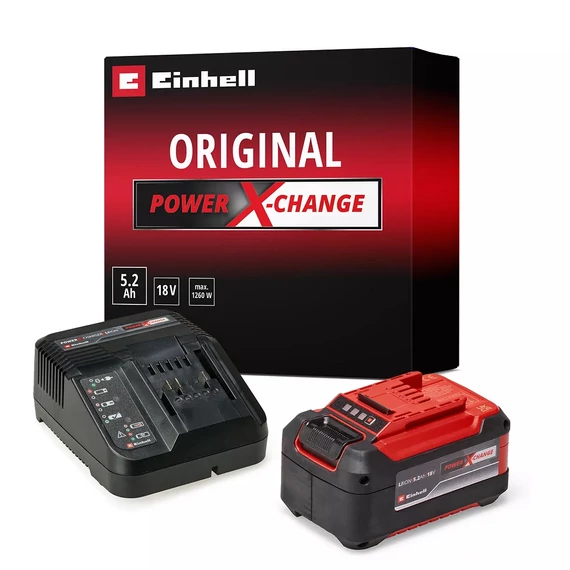 Einhell PXC Starter Kit 5.2Ah akku + 3A töltő szett