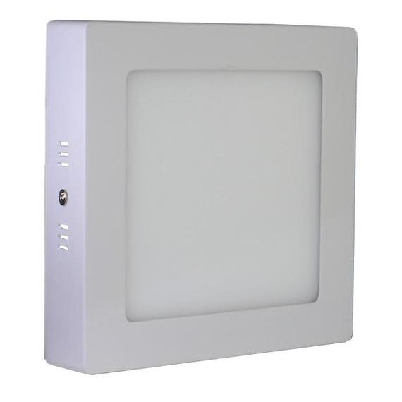 LED spotlámpa, 18W, 1440 lm, falra szerelhető, négyszögletes, semlegesfehér fény, 220x220x38mm