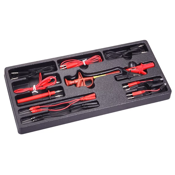 Ellient Tools elektromos-hibakeresőhöz kábel és csatlakozó készlet, 15 db-os