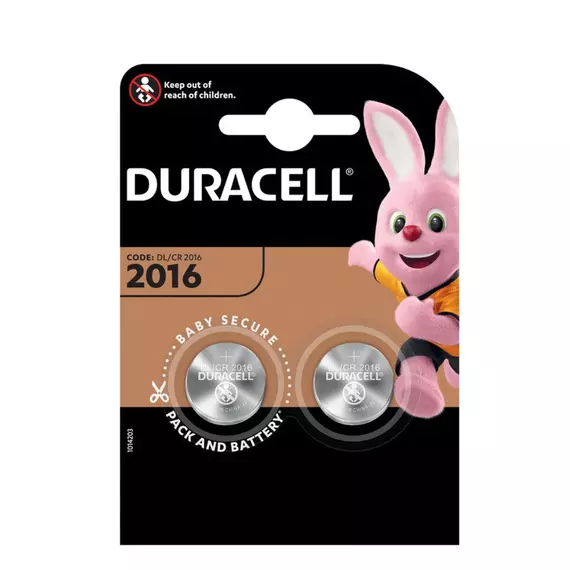 Duracell Gombelem Lithium CR2016 (3V) B2