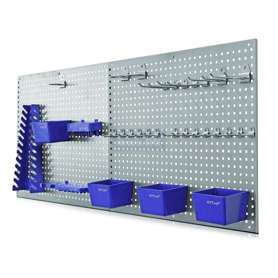 Erba fém fali szerszámtartó készlet 112x46cm (32db-os)