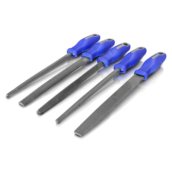 Erba acél reszelő készlet, 5db