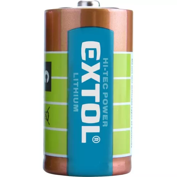 Extol Energy CR123A fotóelem, Li-ion, 3V, 1600mAh