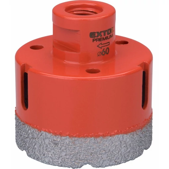 Extol Premium gyémánt körkivágó sarokcsiszolóhoz, M14, 60mm