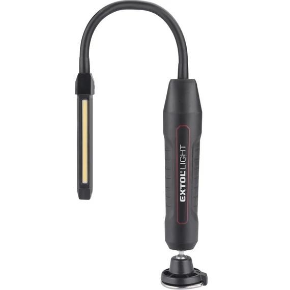 Extol Light akkus LED munkalámpa flexibilis szárral, USB, 500lm