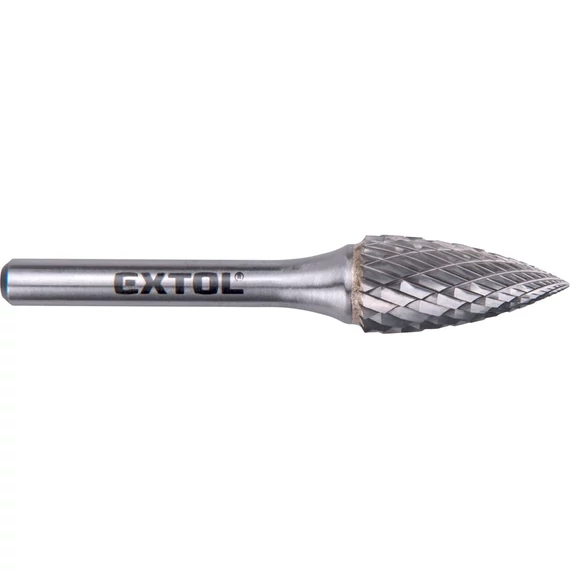 Extol turbómaró, hegyes orrú, íves, keresztfogazás, hengeres, 6x12x25mm