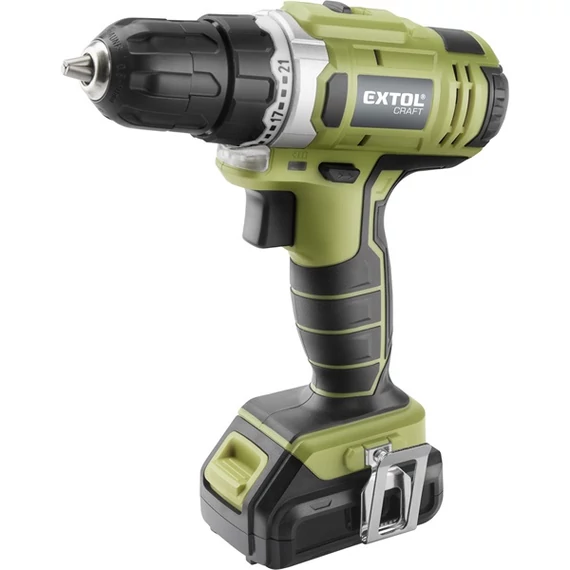 Extol akkus fúró csavarozó, 12V, Li-ion, 1db 1300 mAh akkuval