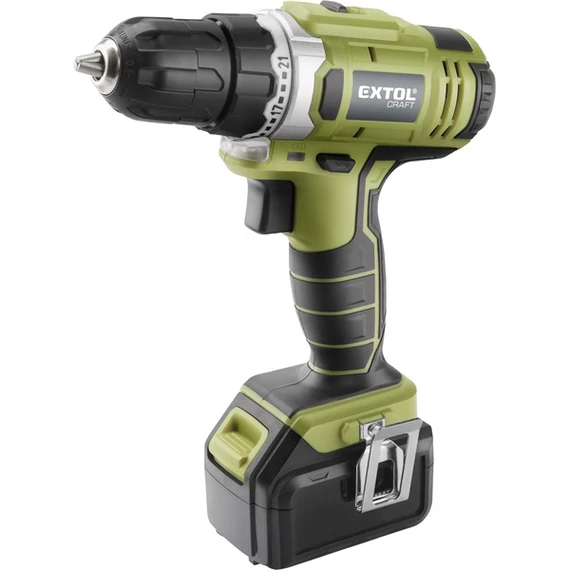 Extol akkus fúró csavarozó, 18V, Li-ion, 2db 1500 mAh akkuval