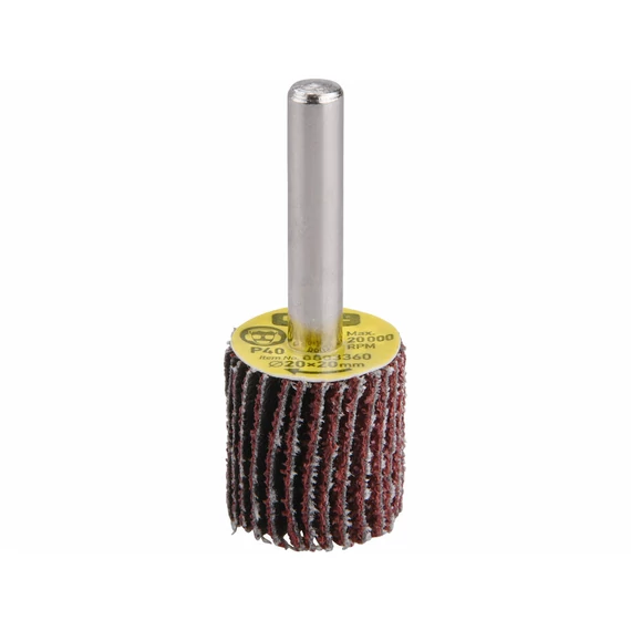 Extol Lamellás, csapos csiszoló, 20x20x6mm, P80