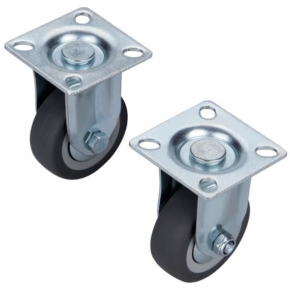 Extol Premium műszerkocsi kerék, rögzítőtalpas, 50mm, 2db