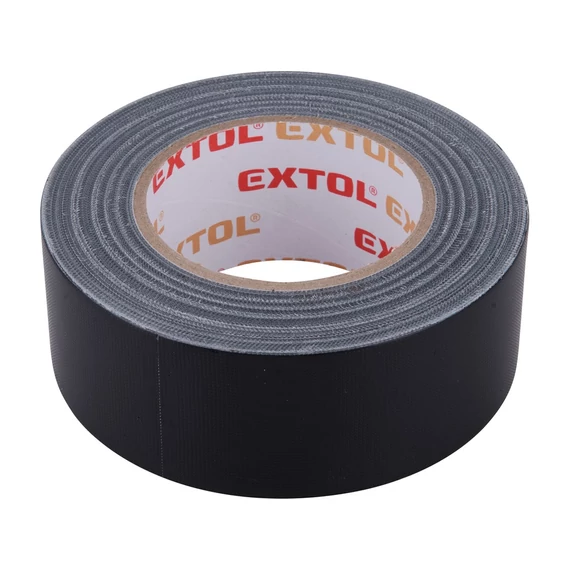 Extol ragasztószalag, textiles, fekete, 50mmx50m