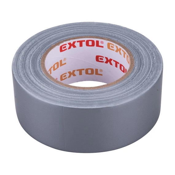 Extol ragasztószalag, textiles, szürke, 50mmx50m