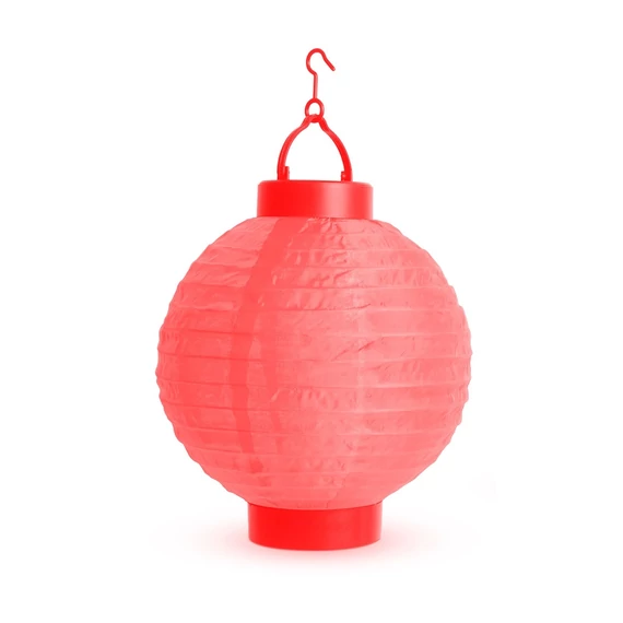 Family Party LED-es lampion, 20cm, piros