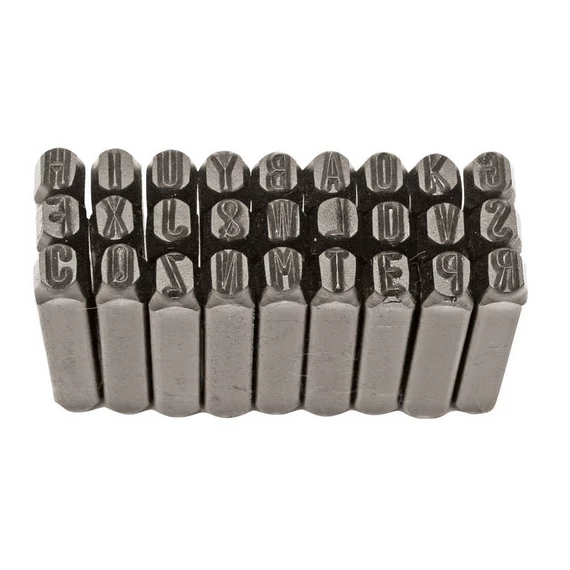 Festa betű beütő készlet 6mm, 27 részes