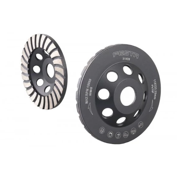 Festa gyémánt csiszolótárcsa, 22.2x115mm