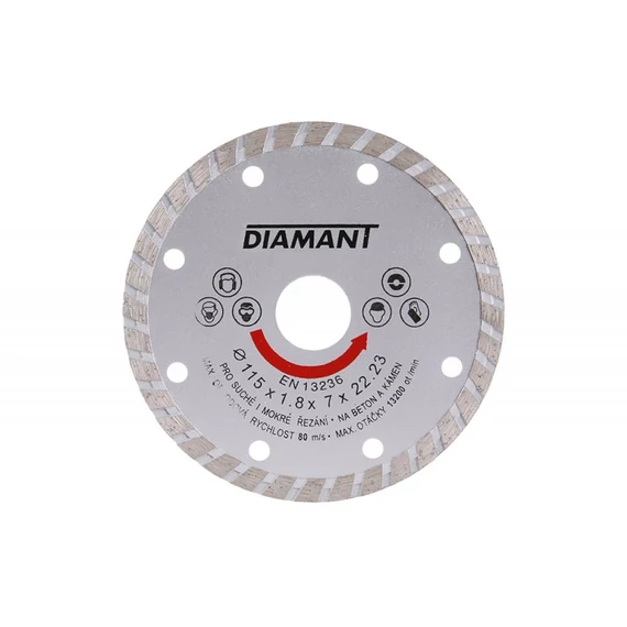 Festa Diamant gyémántvágó, turbó, 115x22.2mm