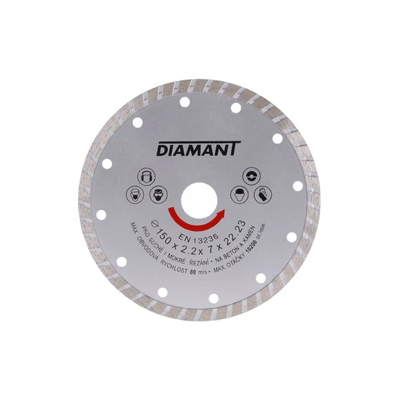 Festa Diamant gyémántvágó, turbó, 150x22.2mm