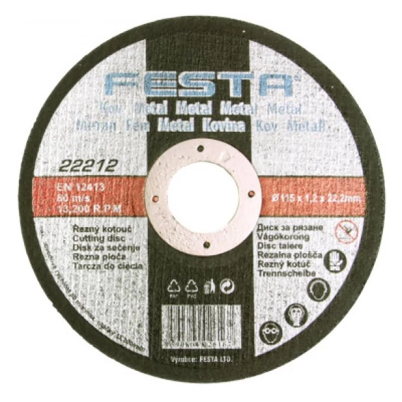 Festa fémvágó korong, 150x1.2x22.2mm
