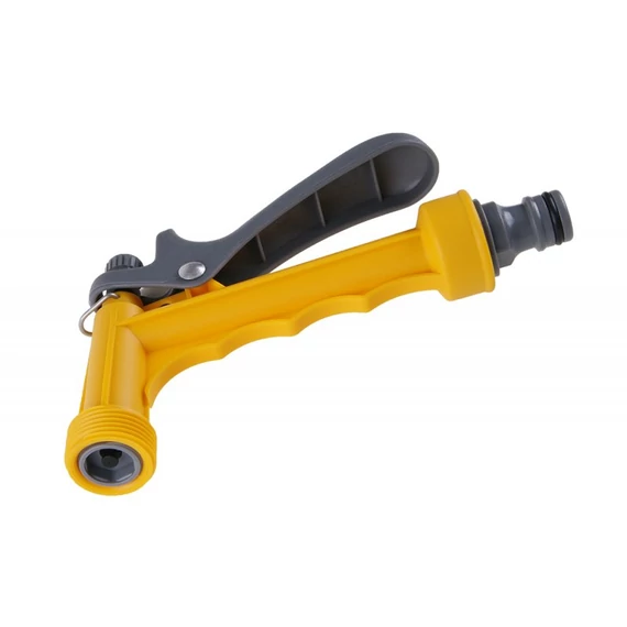 Rosa műanyag locsolópisztoly, menetes