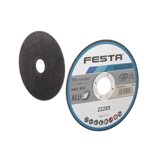 Festa vágótárcsa alumíniumhoz 115x1x22.2mm