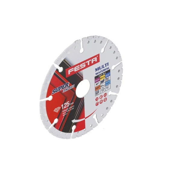 Festa univerzális vágótárcsa gyémánt bevonattal, 125x22.2mm