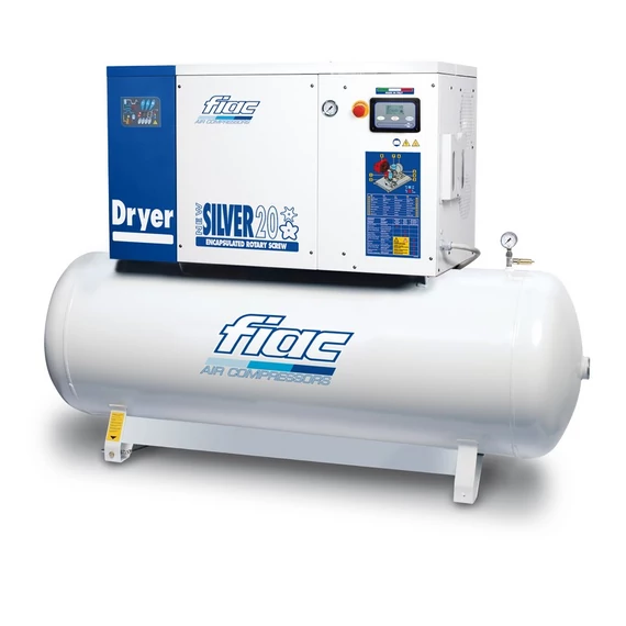 Fiac NewSilver D 20/500 kompresszor, 15kW, 500L, 10bar