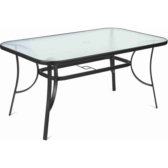 Fieldmann FDZN 5020 kerti asztal üveg lappal, 150x96x71cm
