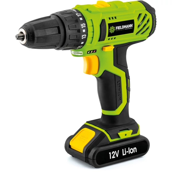 Fieldmann FDV 10205-51AR Fúró-csavarozó, LED, 12V, 25Nm