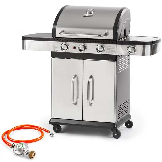 Fieldmann FZG 3011 INOX gáz grillsütő, 3 égős, 60x42cm