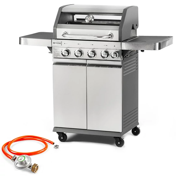 Fieldmann FZG 3018 INOX gáz grill, 4+1 égős