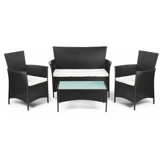 Fieldmann FDZN 6050-PR Eva kerti bútor szett, rattan, 2+1+1