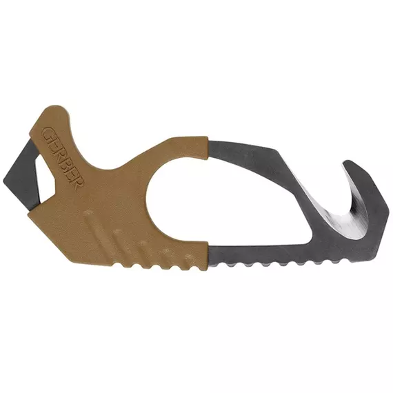 Fiskars Gerber Strap Cutter hevedervágó, 11cm, barna