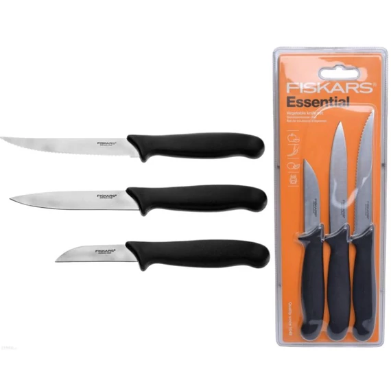 Fiskars Essential zölségkés készlet, 3db-os