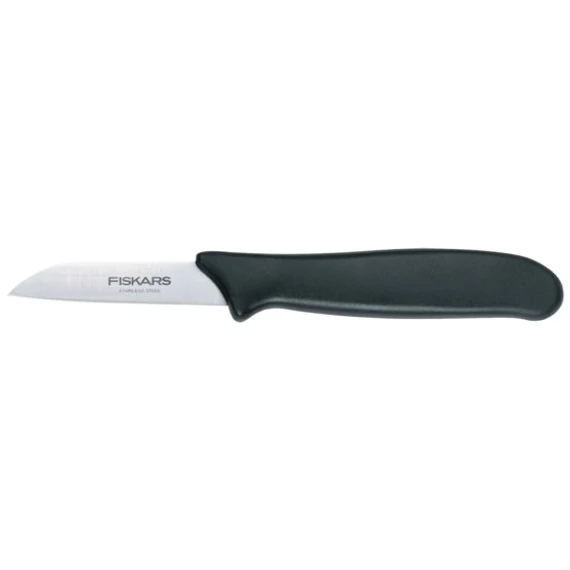 Fiskars Essential hámozókés 7cm asztali display-ben