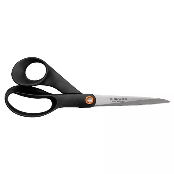 Fiskars nagyméretű általános olló, fekete, 24cm