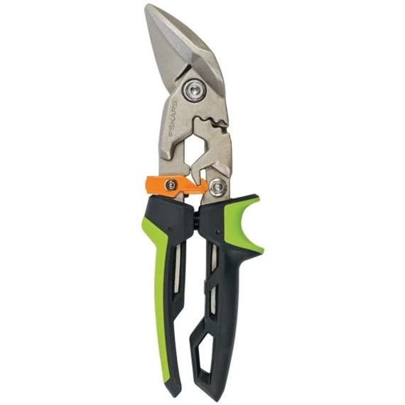 Fiskars PowerGear Aviation lemezvágó olló offset, jobb