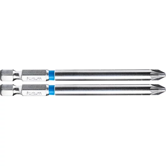 Fortum bit készlet, 90mm, PZ2, 2db