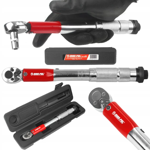 Mar-Pol Nyomatékkulcs 1/4&quot;, 5-25Nm 