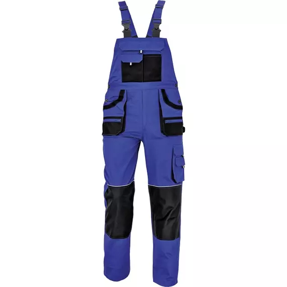 Fridrich&amp;Fridrich Carl BE-01-004 kantáros nadrág, térderősítéssel, kék-fekete, 58