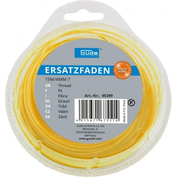 Güde PótDamil 15m/4mm, 7 élű