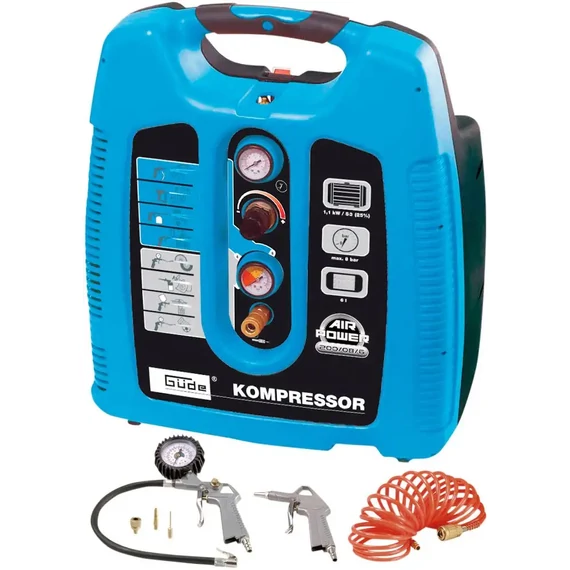 Güde Airpower 200/8/6 kompresszor, 1.1kW, 8bar, 6L
