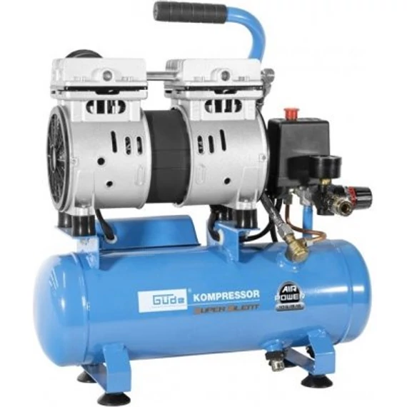 Güde Airpower 105/8/6 kompresszor csendes, 550W, 8bar, 6l