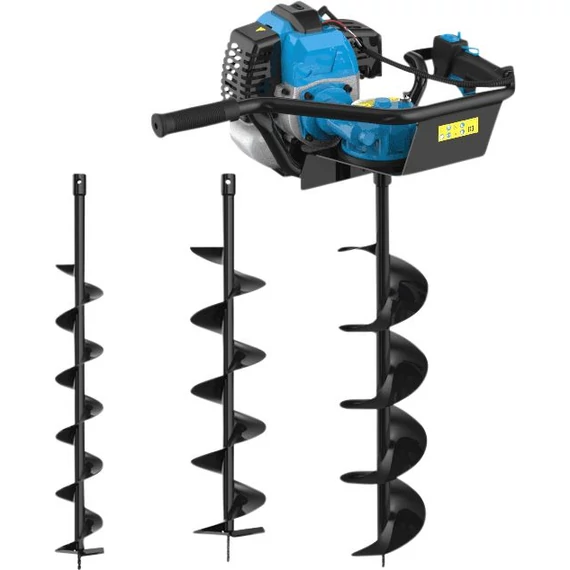 Güde GE 2200 benzinmotoros földfúró 100-150-200mm-es szárakkal