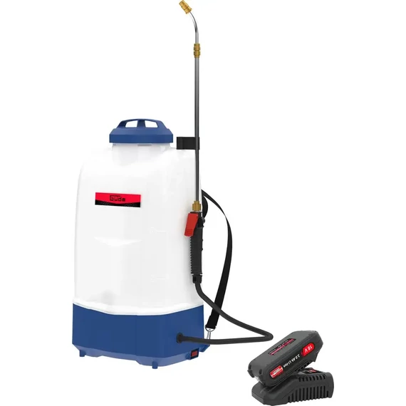 Güde SG 18-201-23 R háti akkus permetező, 18V, 15L, 2.Ah akkuval és töltővel