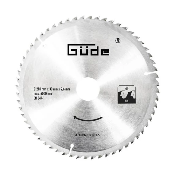 Güde fűrészlap 210x30mm