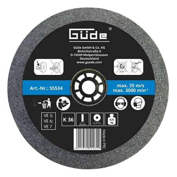 Güde csiszolókorong 150x20mm K36