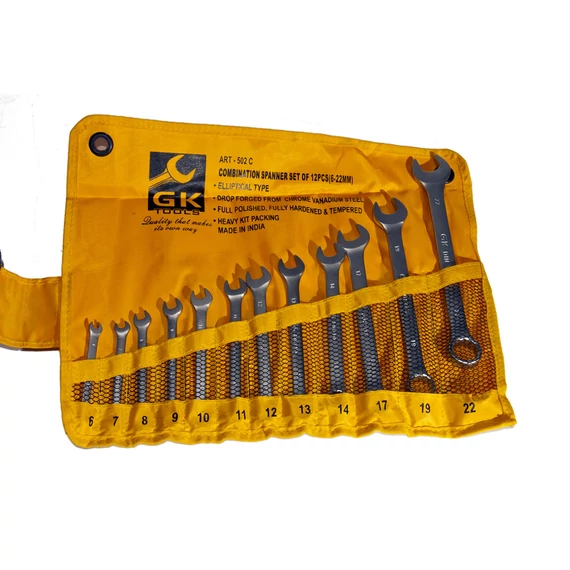 GK Tools villáskulcs készlet, 6-32 mm, 12 db-os