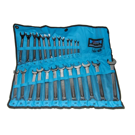 GK Tools - Elite csillag-villás kulcs készlet, csúszásmentes, 6-32 mm, 25 db-os