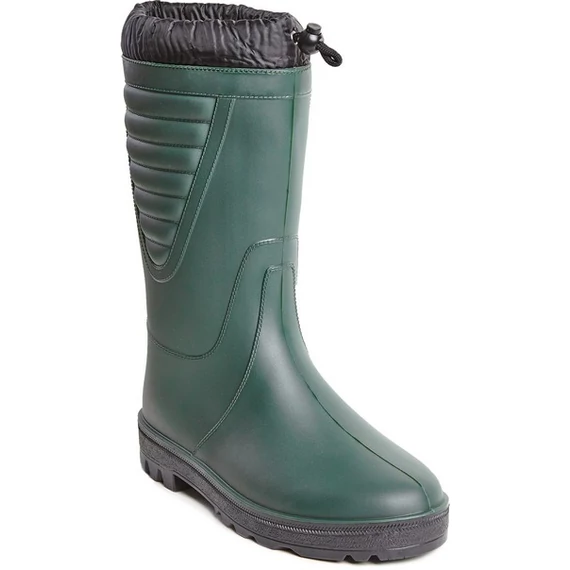 Coverguard Frost PVC csizma, műszőrme béléssel, zöld, 48