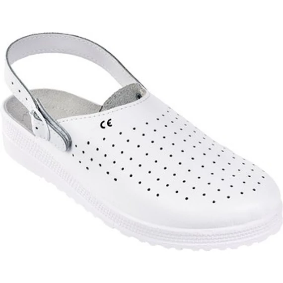 Coverguard pille könnyű papucs, PU talppal, fehér, 46